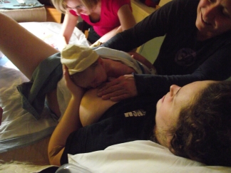 Newborn Baby Breastfeeding